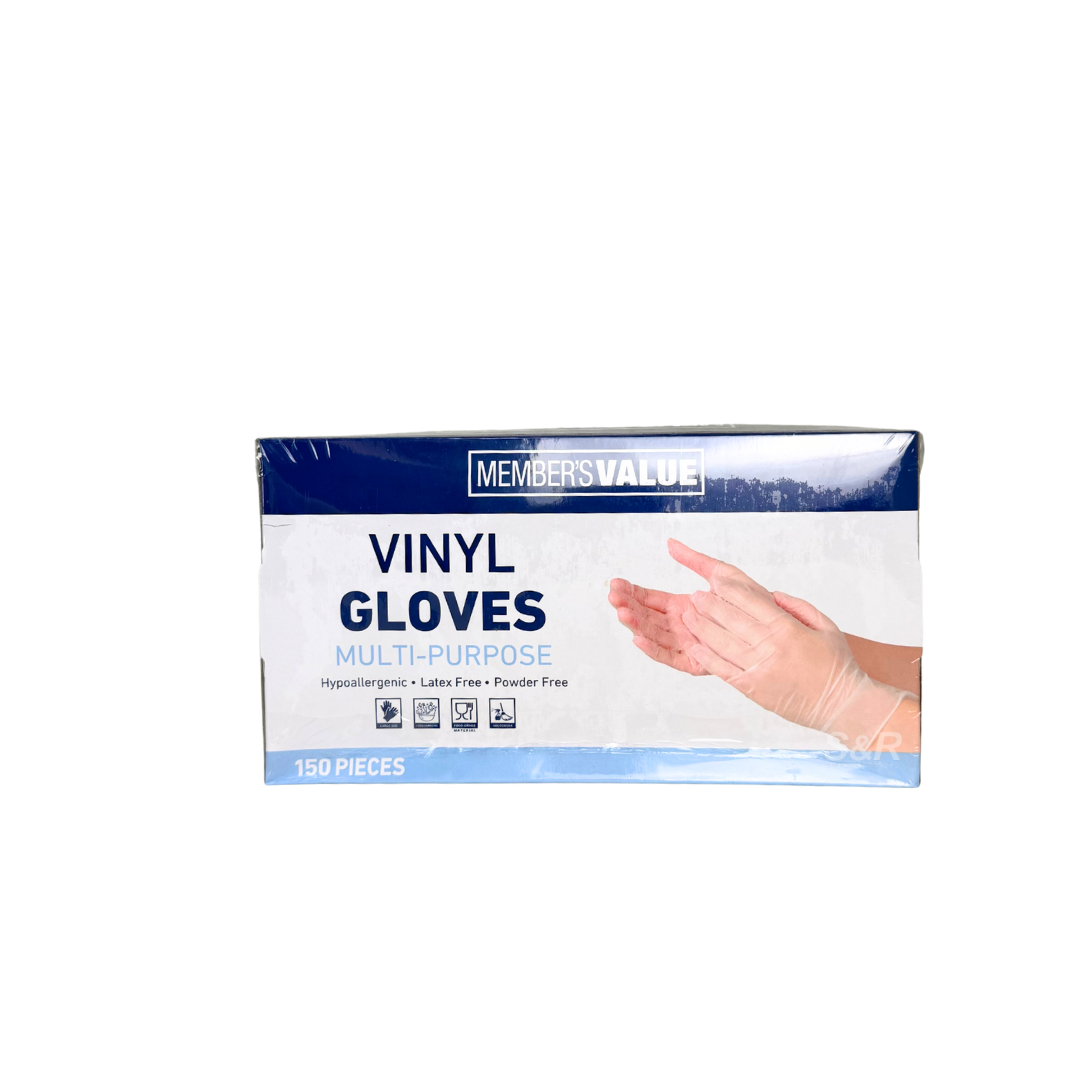 Member's Value Multi-purpose Vinyl Gloves 150s Member's Value Multi-purpose Vinyl Gloves 150s